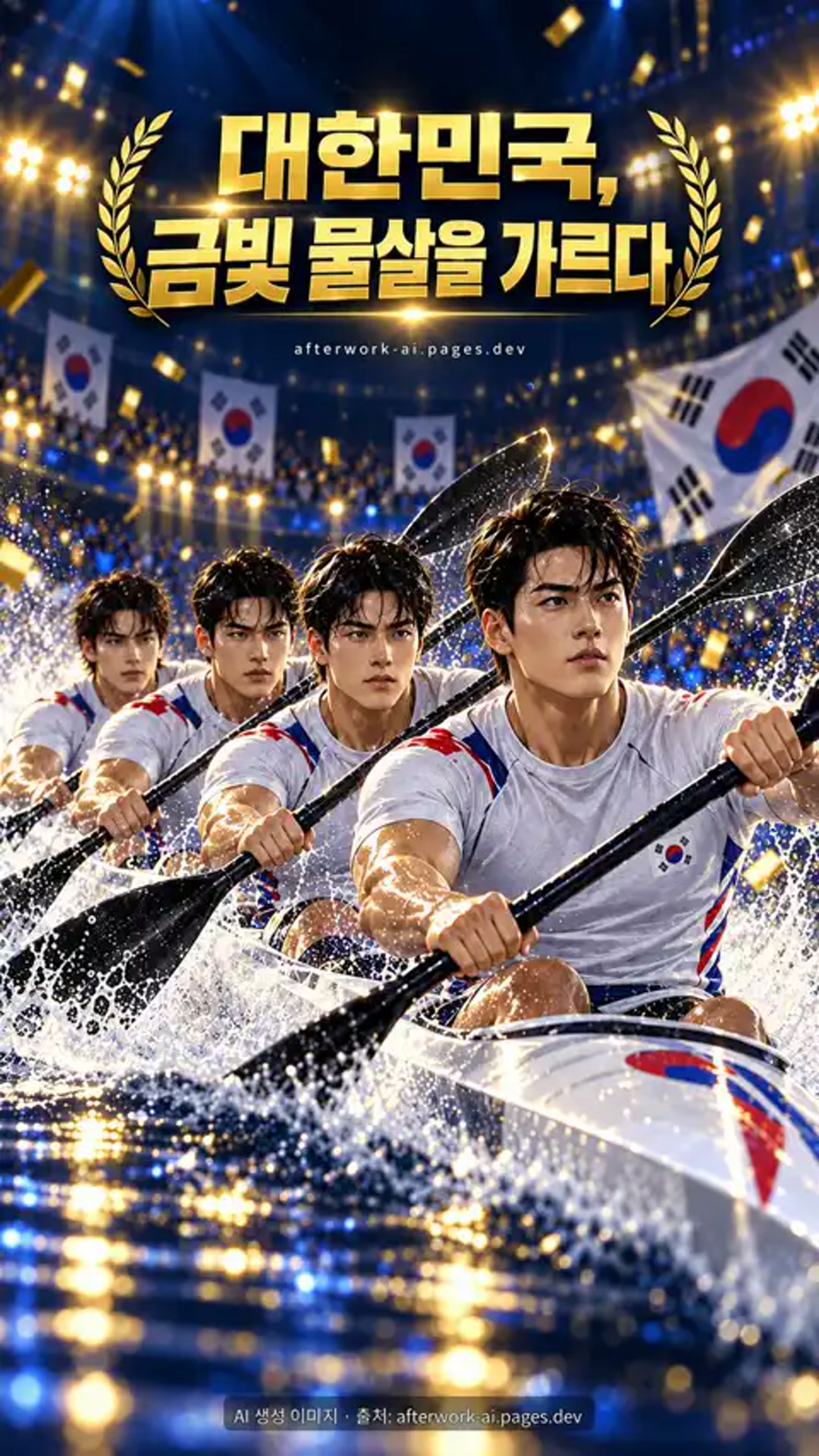 2026 아시안게임 대한민국 카누 K4 대표 이미지